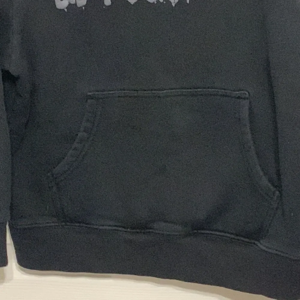 Gymboree Youth Girls Boys Soft Spooky Black Hoodie Sweatshirt Halloween Size 5/6